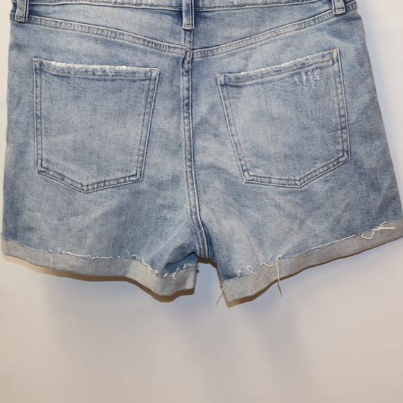 NWT Cosmic Blue Love Shorts 5 Pocket Design Distressed Waist Pockets Riptide - Picture 12 of 16